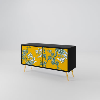 YELLOW CHINOISERIE Mobile TV Compatto a 2 Ante