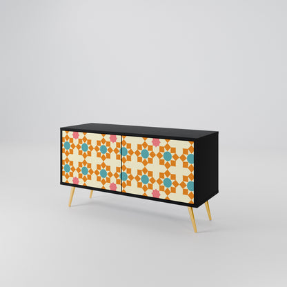 FLORAL DECOR Mobile TV Compatto a 2 Ante