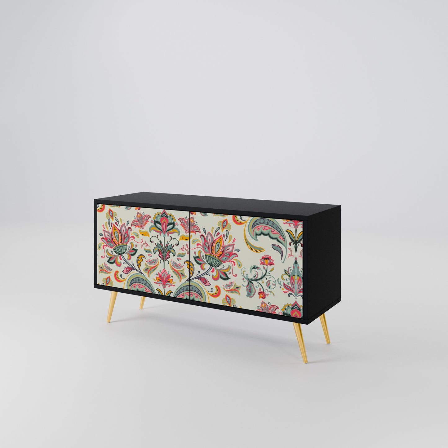 ORGANIC FOLKLORE Compact 2-Door TV Cabinet