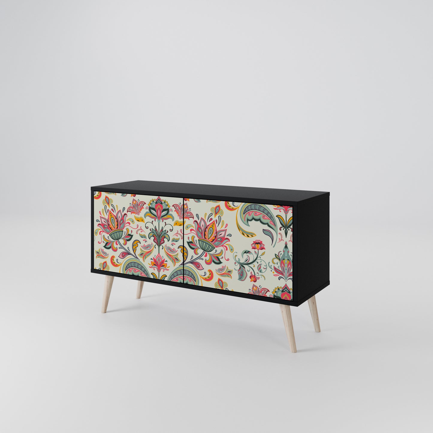 ORGANIC FOLKLORE Compact 2-Door TV Cabinet