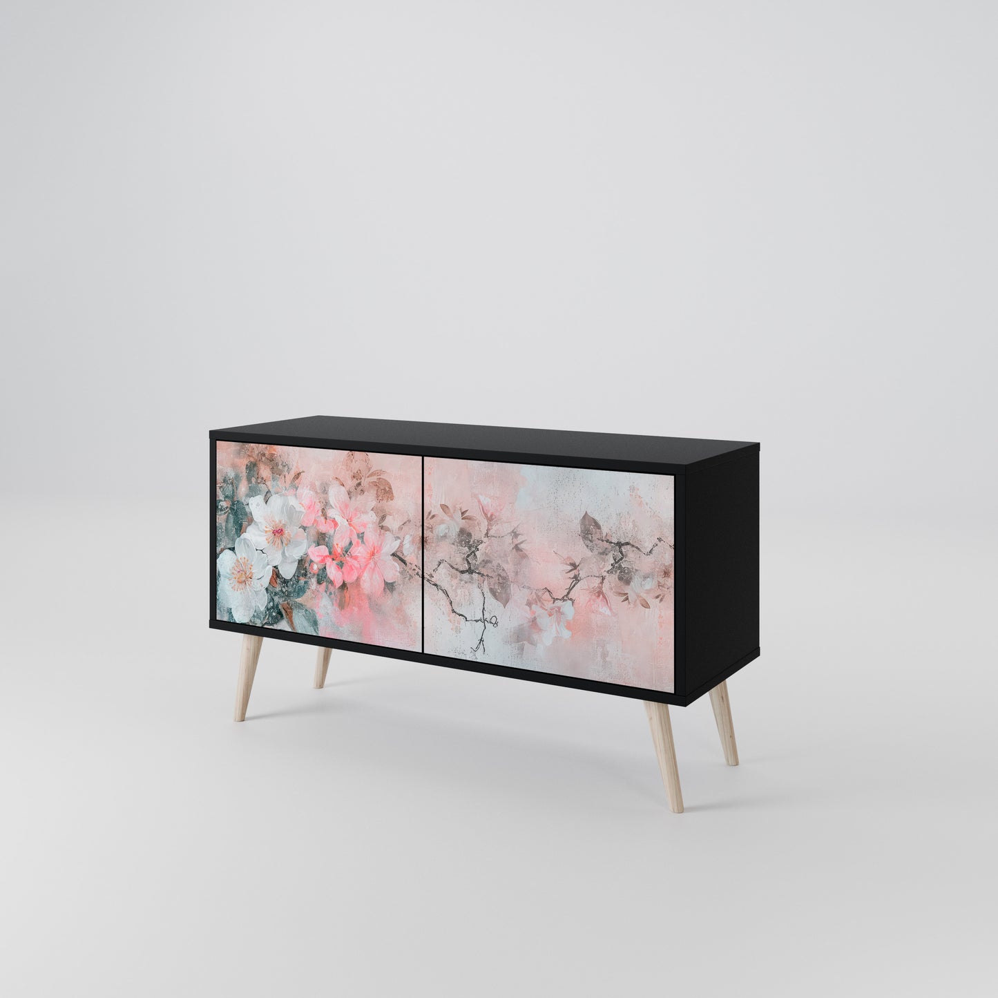 CHERRY BLOSSOM Compact 2-Door TV Cabinet