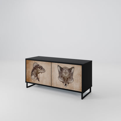 STEAMPUNK CLAN Mobile TV Compatto a 2 Ante