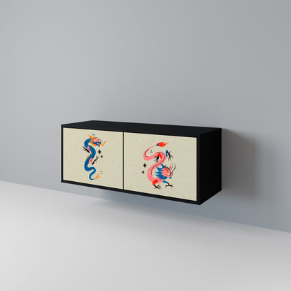 MYTHOLOGICAL CREATURES Mobile TV Compatto a 2 Ante