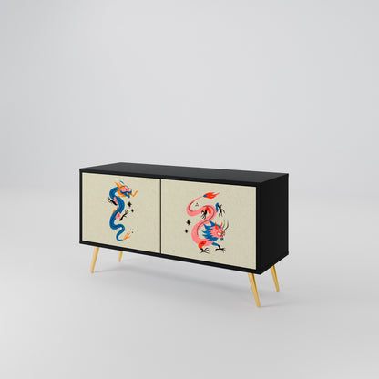 MYTHOLOGICAL CREATURES Mobile TV Compatto a 2 Ante