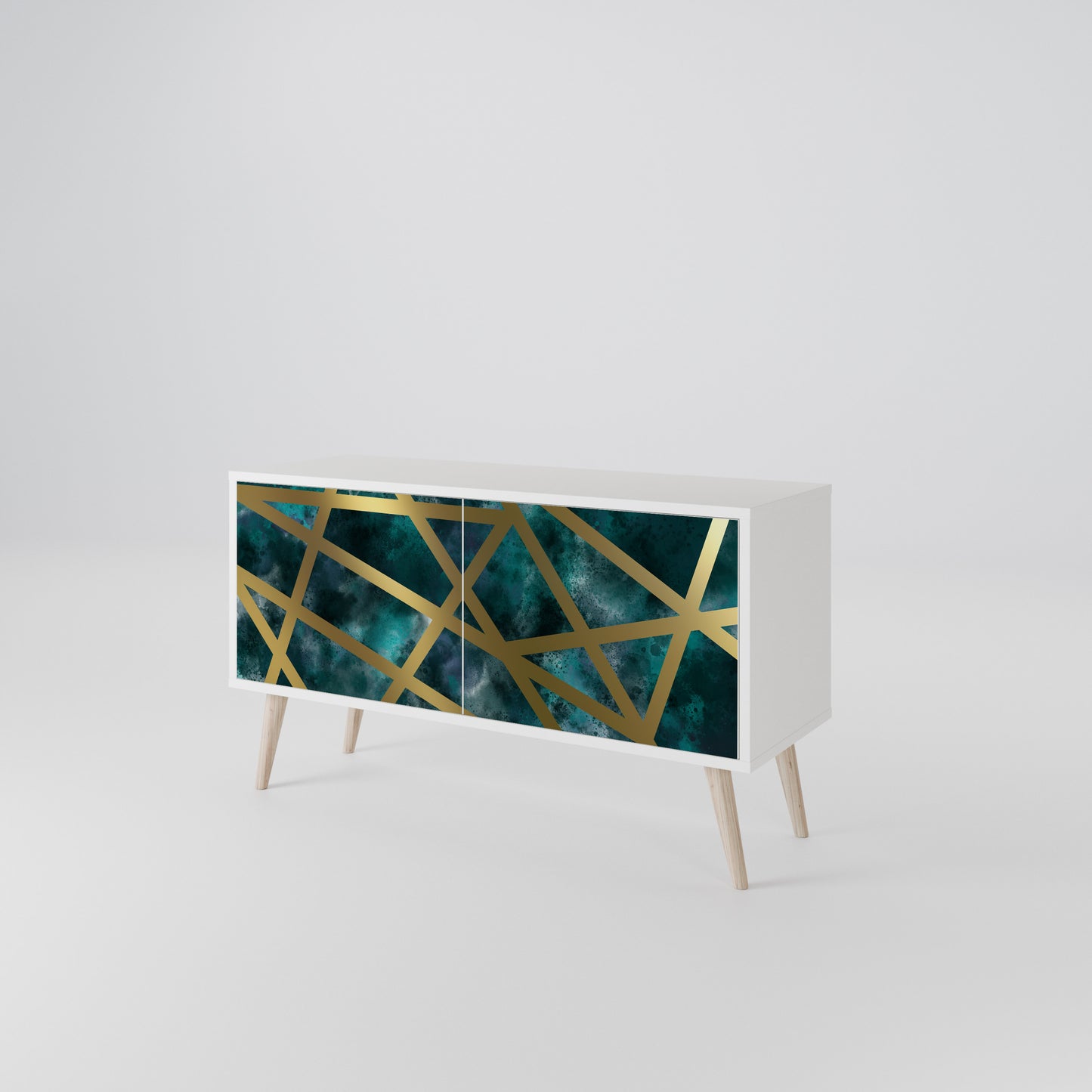 THE LABYRINTH OF GOLD Compact 2-Door TV Cabinet