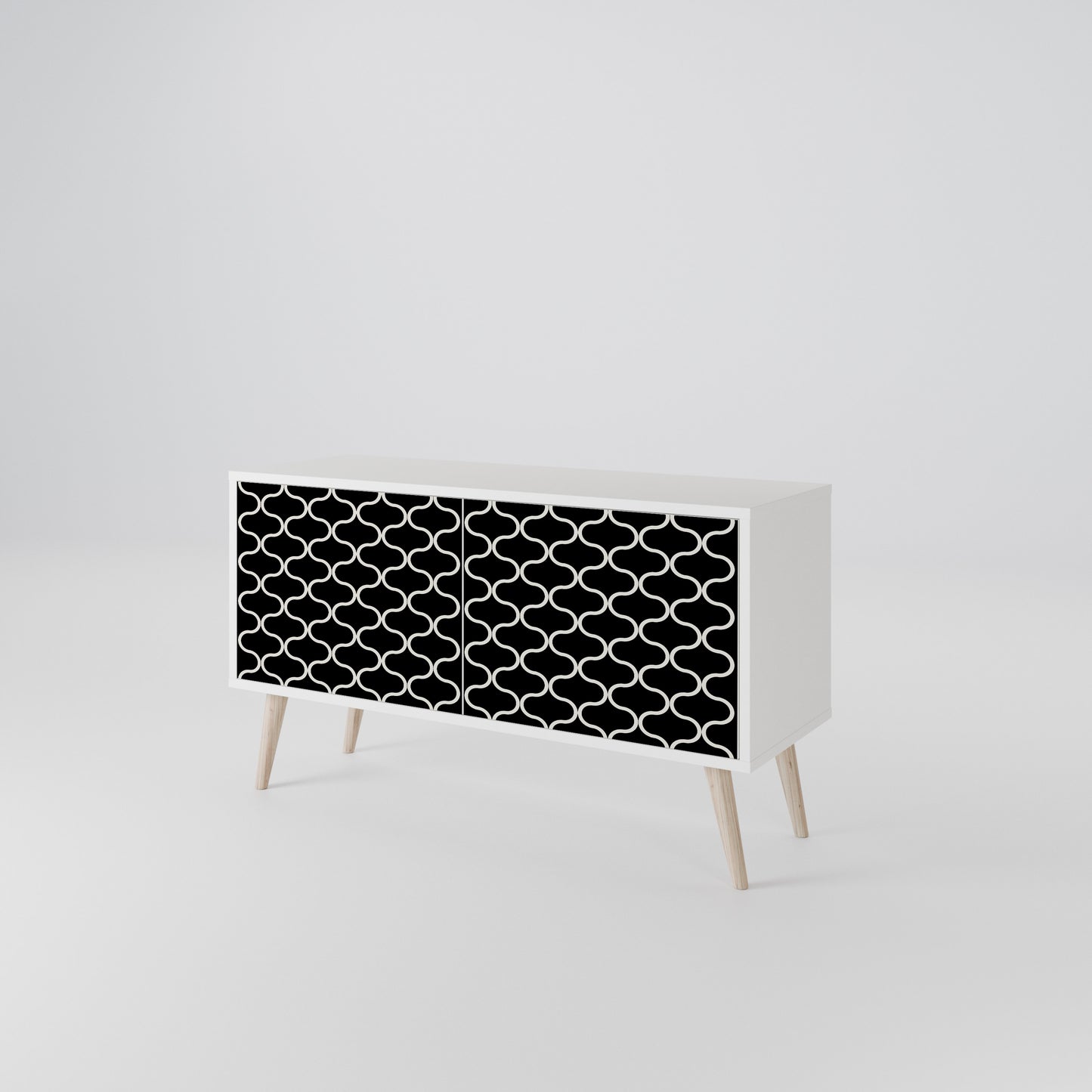 TESSELATED BLACKNESS Mobile TV Compatto a 2 Ante