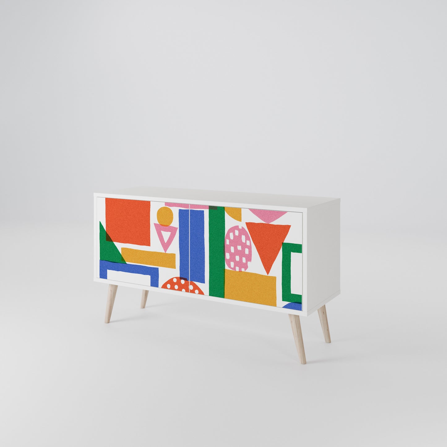 GEOMETRIC GLIMMER Mobile TV Compatto a 2 Ante