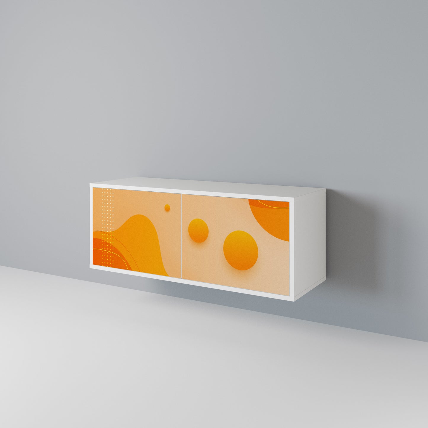 ORANGE ARRANGEMENT Mobile TV Compatto a 2 Ante