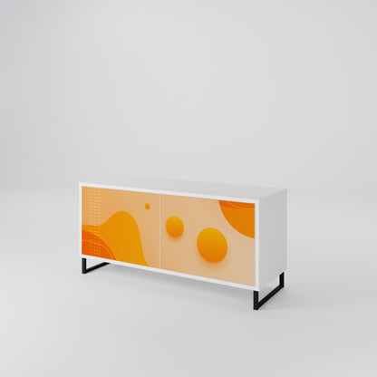ORANGE ARRANGEMENT Mobile TV Compatto a 2 Ante