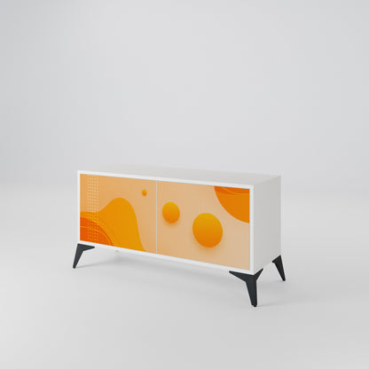 ORANGE ARRANGEMENT Mobile TV Compatto a 2 Ante