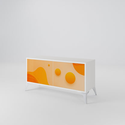 ORANGE ARRANGEMENT Mobile TV Compatto a 2 Ante
