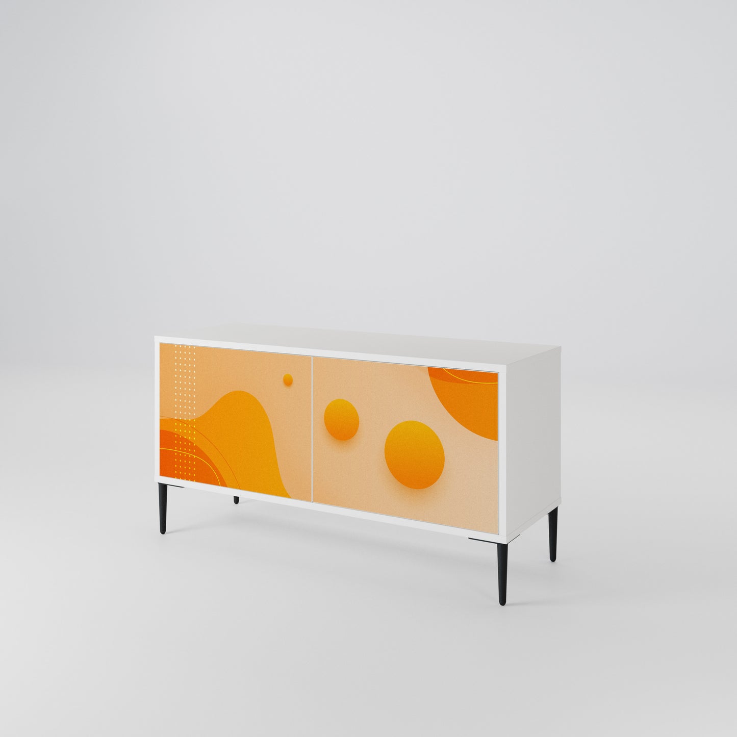 ORANGE ARRANGEMENT Mobile TV Compatto a 2 Ante