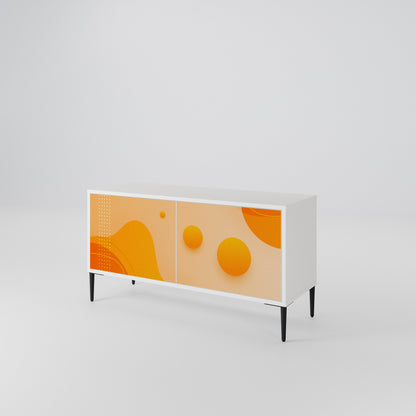 ORANGE ARRANGEMENT Mobile TV Compatto a 2 Ante