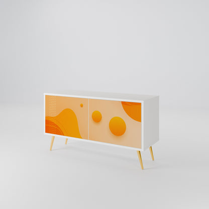 ORANGE ARRANGEMENT Mobile TV Compatto a 2 Ante