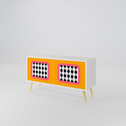 TEARS IN HEAVEN Compact 2-Door TV Cabinet