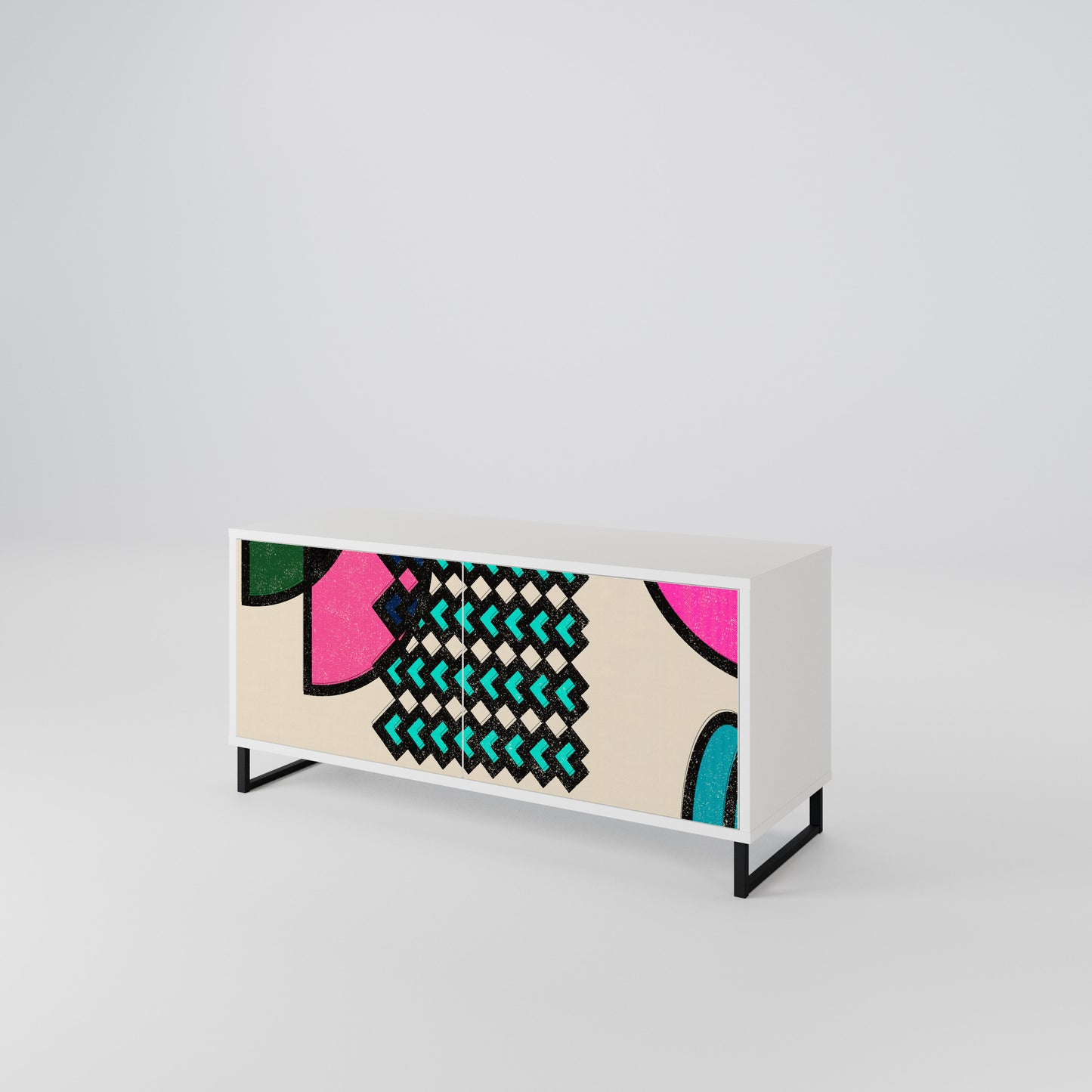 GEOMETRIC RHAPSODY Mobile TV Compatto a 2 Ante