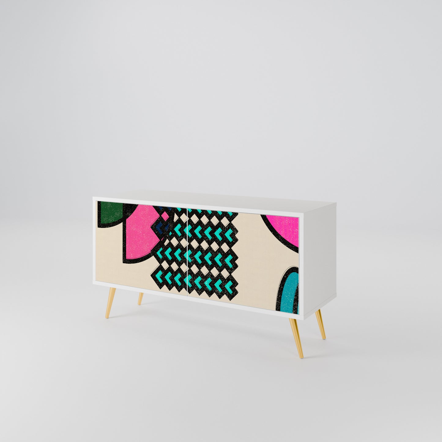 GEOMETRIC RHAPSODY Mobile TV Compatto a 2 Ante