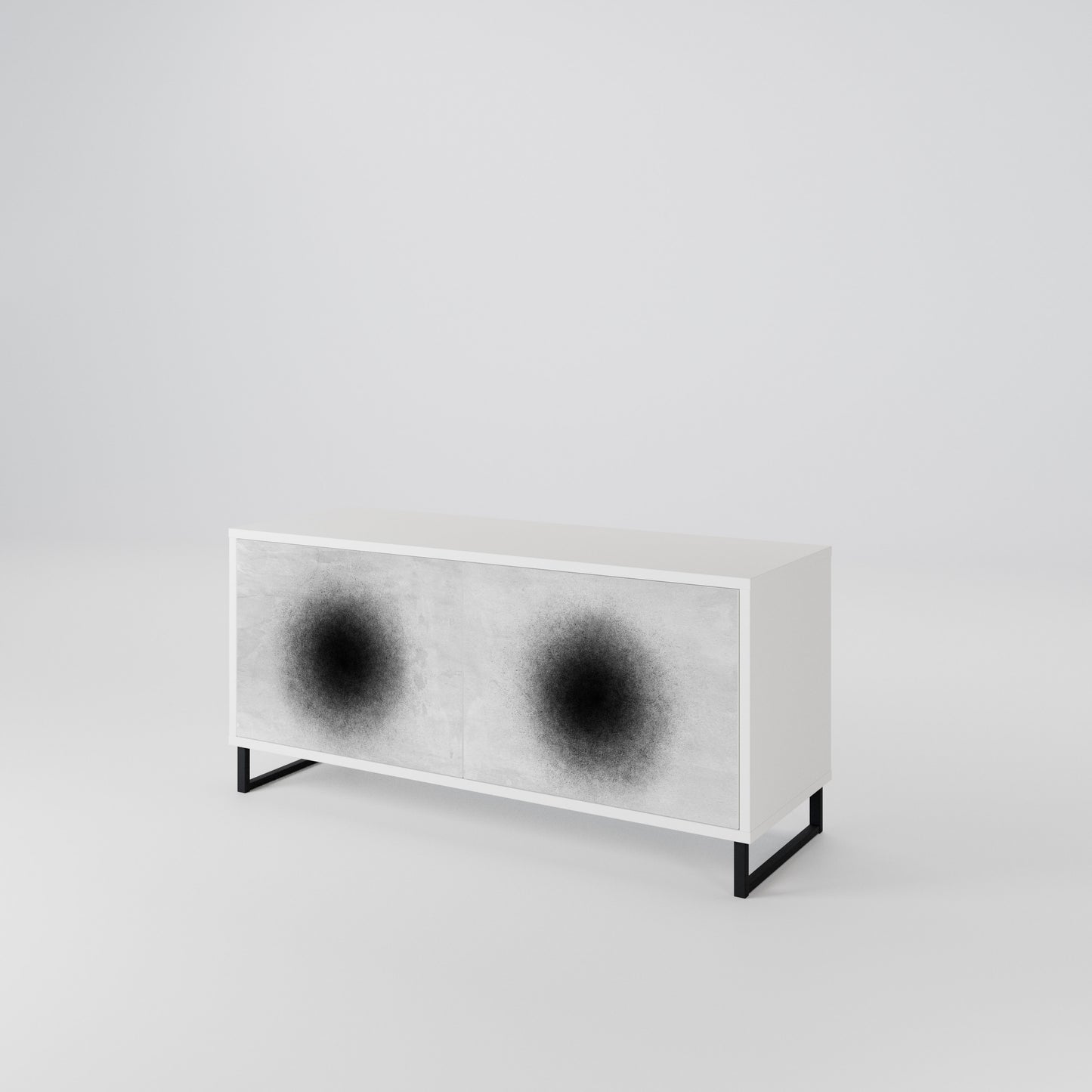 BLACK HOLE Mobile TV Compatto a 2 Ante