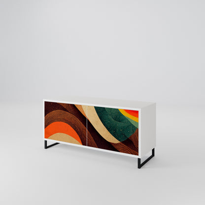 COLORFUL STRANDS Mobile TV Compatto a 2 Ante