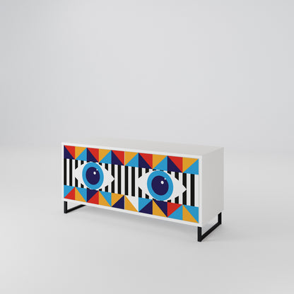 ABSTRACTION AND GEOMETRY Mobile TV Compatto a 2 Ante