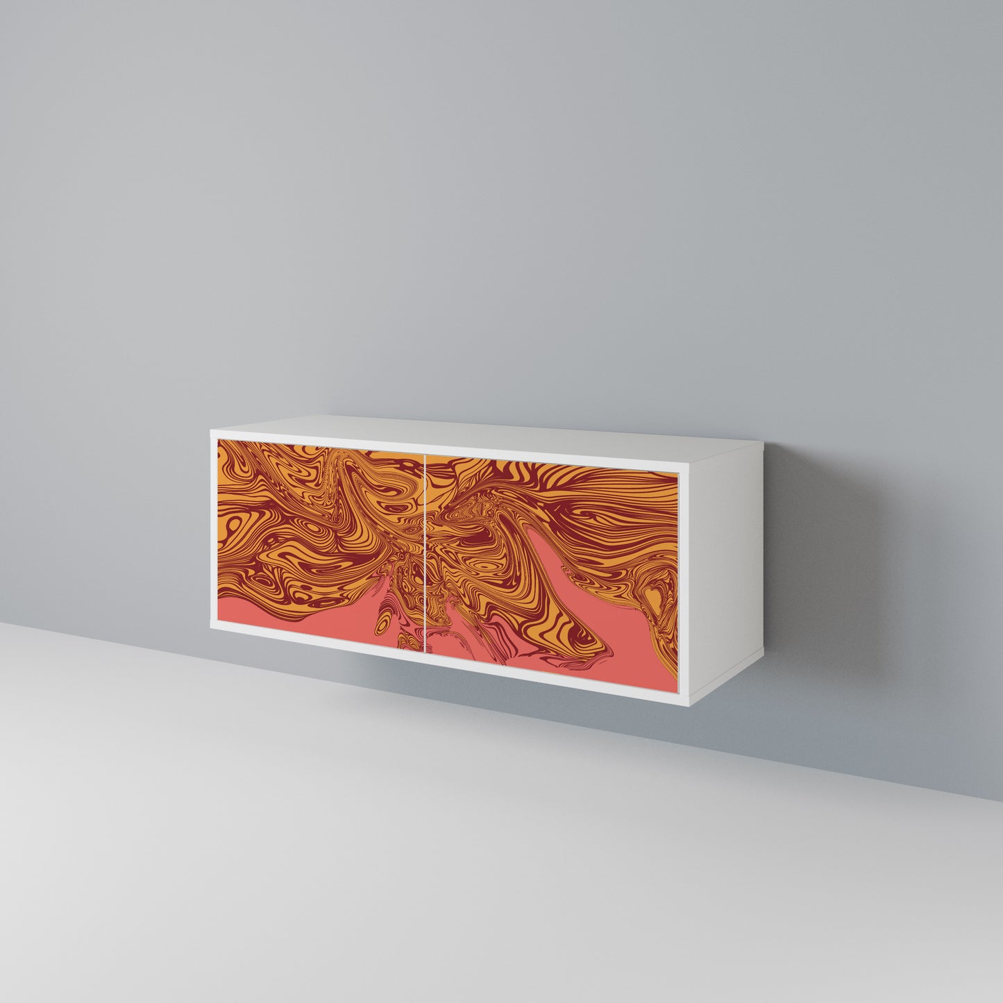 FLOATING THOUGHTS Mobile TV Compatto a 2 Ante