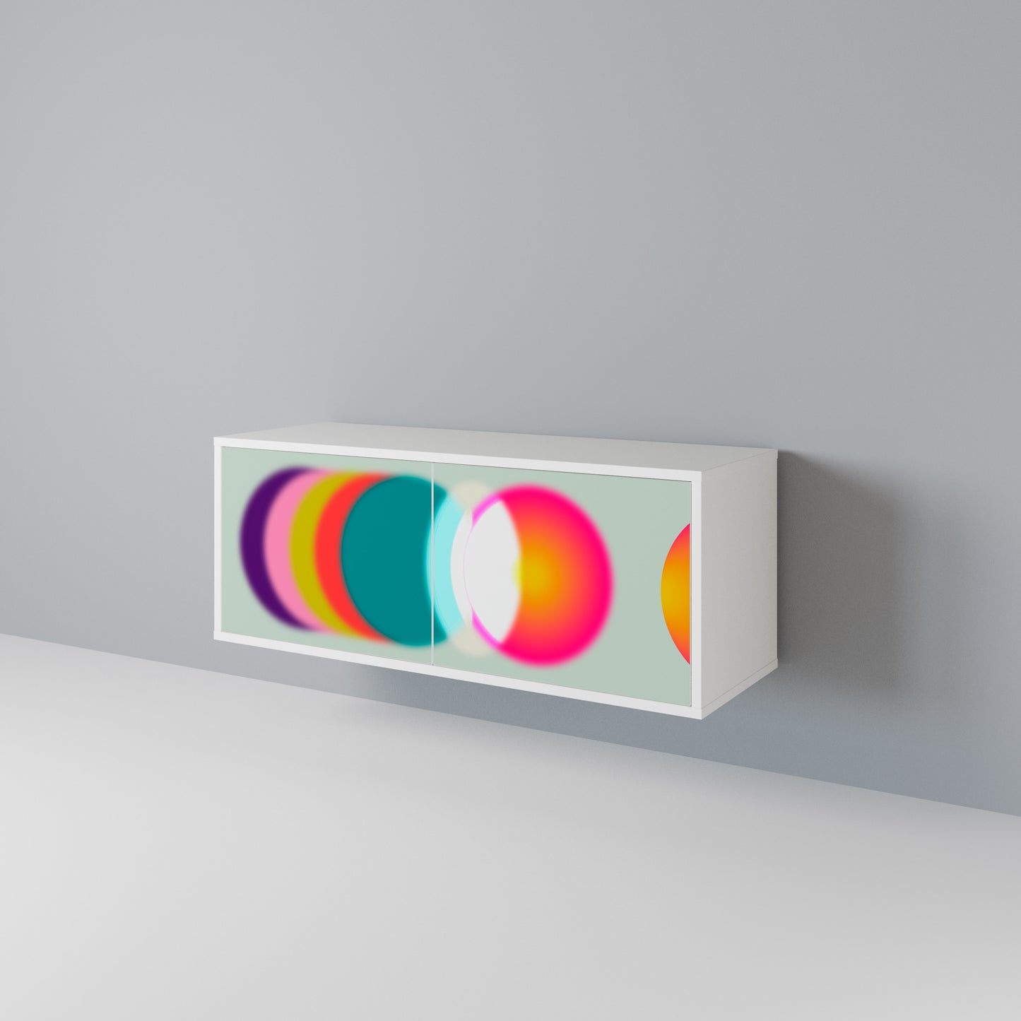 SYMPHONY OF COLORS Mobile TV Compatto a 2 Ante