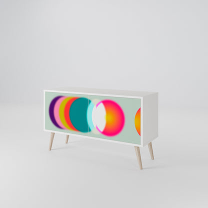 SYMPHONY OF COLORS Mobile TV Compatto a 2 Ante
