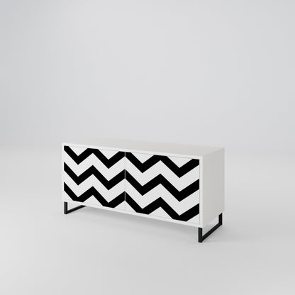 CLASSIC ZIG ZAG Mobile TV Compatto a 2 Ante