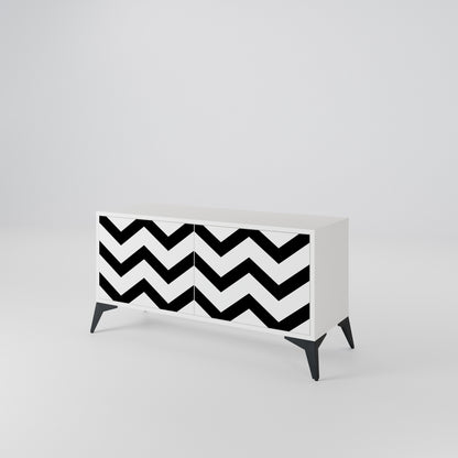 CLASSIC ZIG ZAG Mobile TV Compatto a 2 Ante