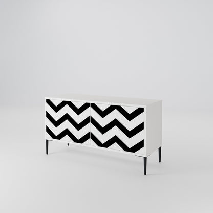 CLASSIC ZIG ZAG Mobile TV Compatto a 2 Ante