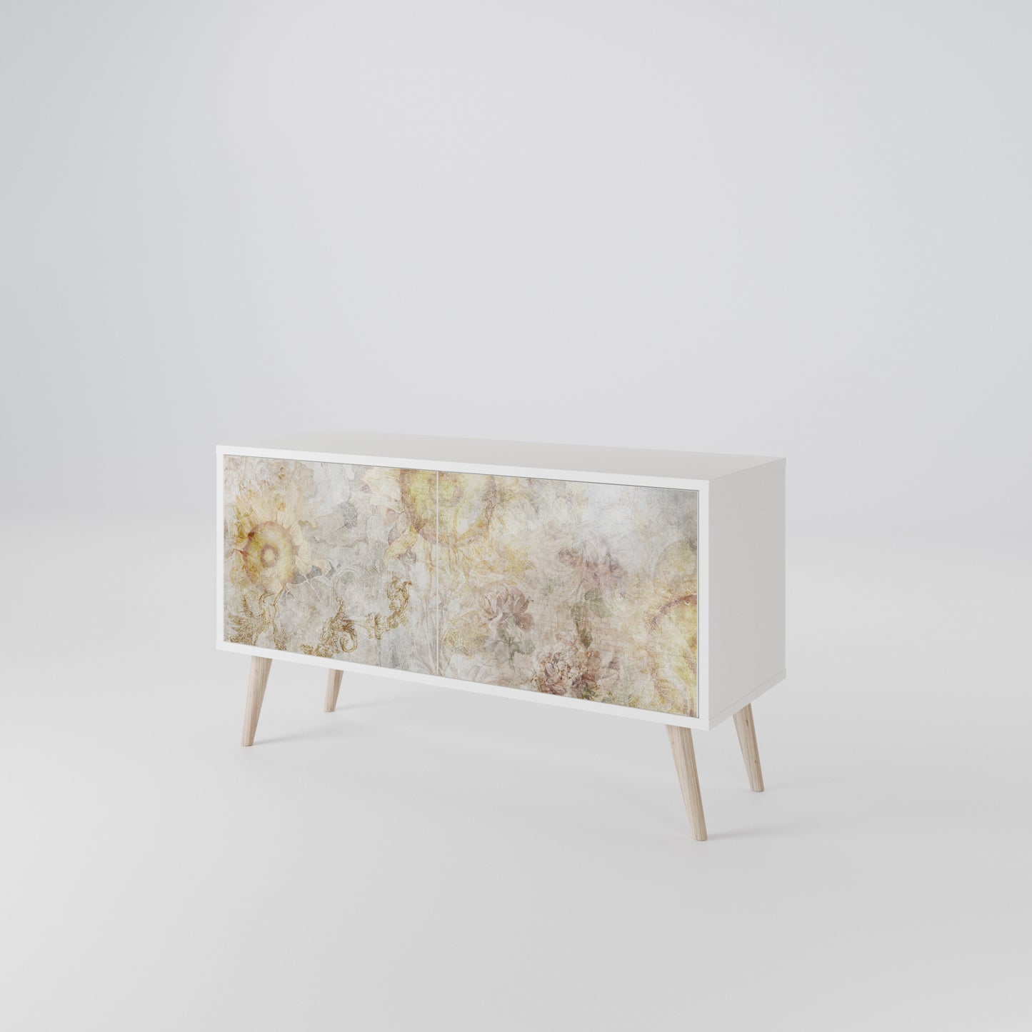 SUNFLOWER BLUR Compact 2-Door TV Cabinet