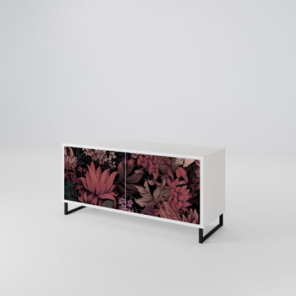 FLORAL WHISPER Mobile TV Compatto a 2 Ante