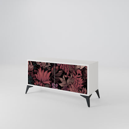 FLORAL WHISPER Mobile TV Compatto a 2 Ante