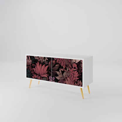 FLORAL WHISPER Mobile TV Compatto a 2 Ante