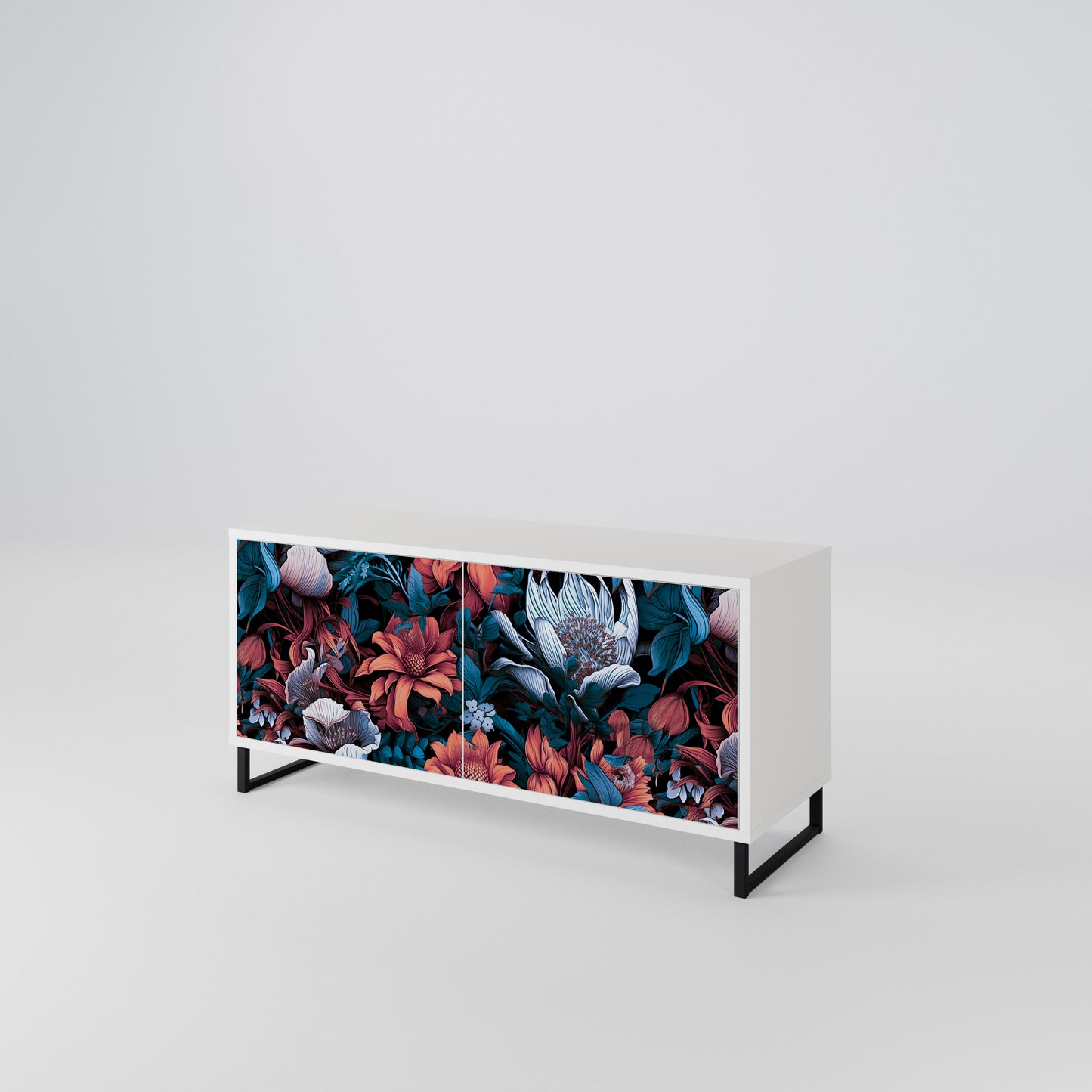 ETHEREAL BLOSSOMS Mobile TV Compatto a 2 Ante