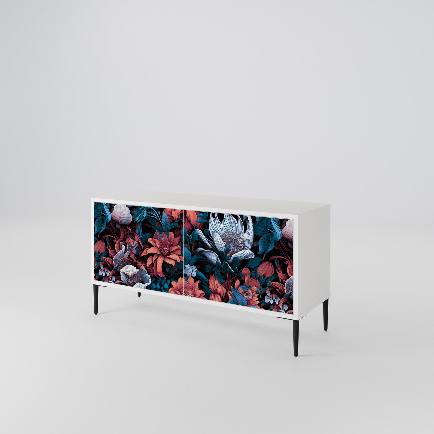 ETHEREAL BLOSSOMS Mobile TV Compatto a 2 Ante