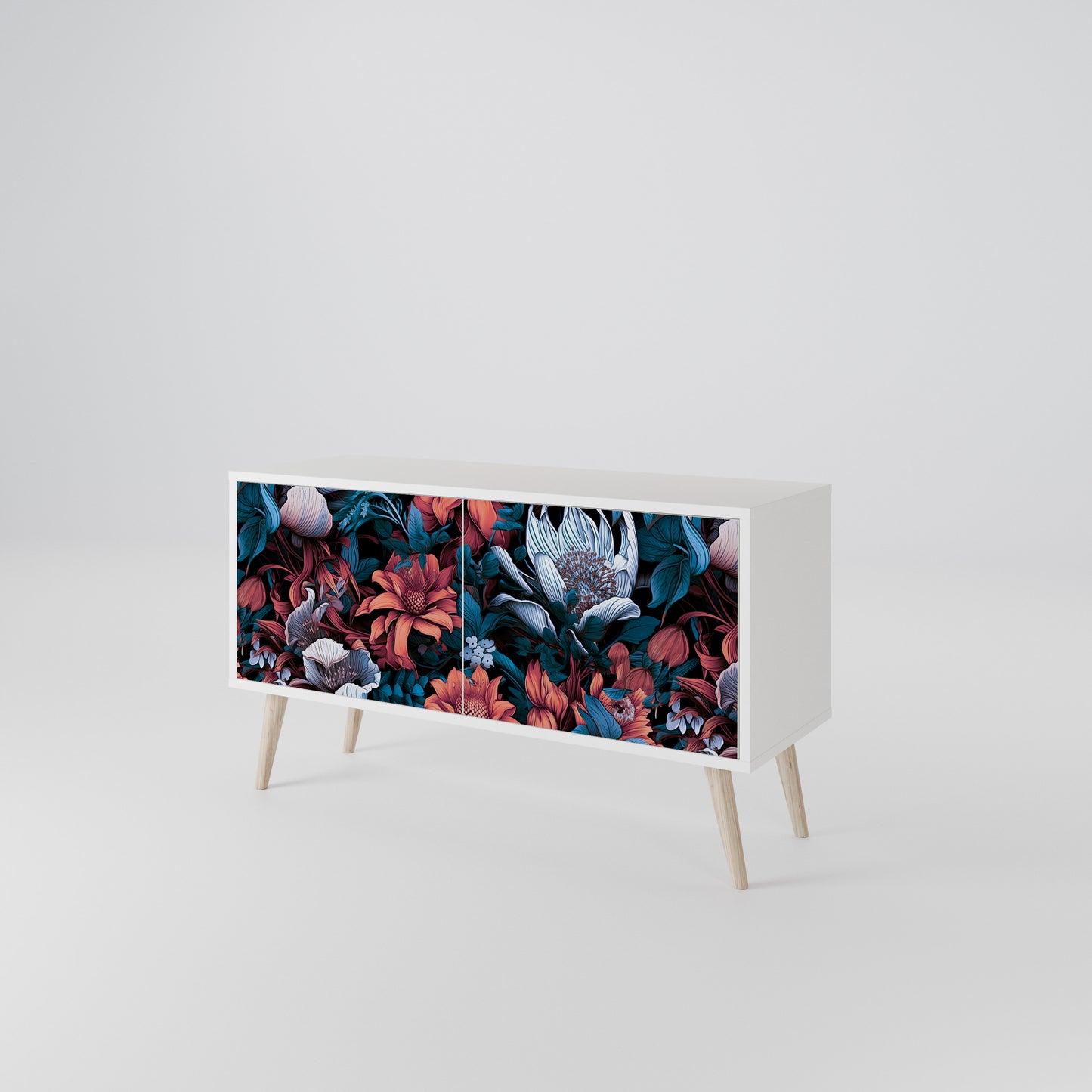 ETHEREAL BLOSSOMS Mobile TV Compatto a 2 Ante