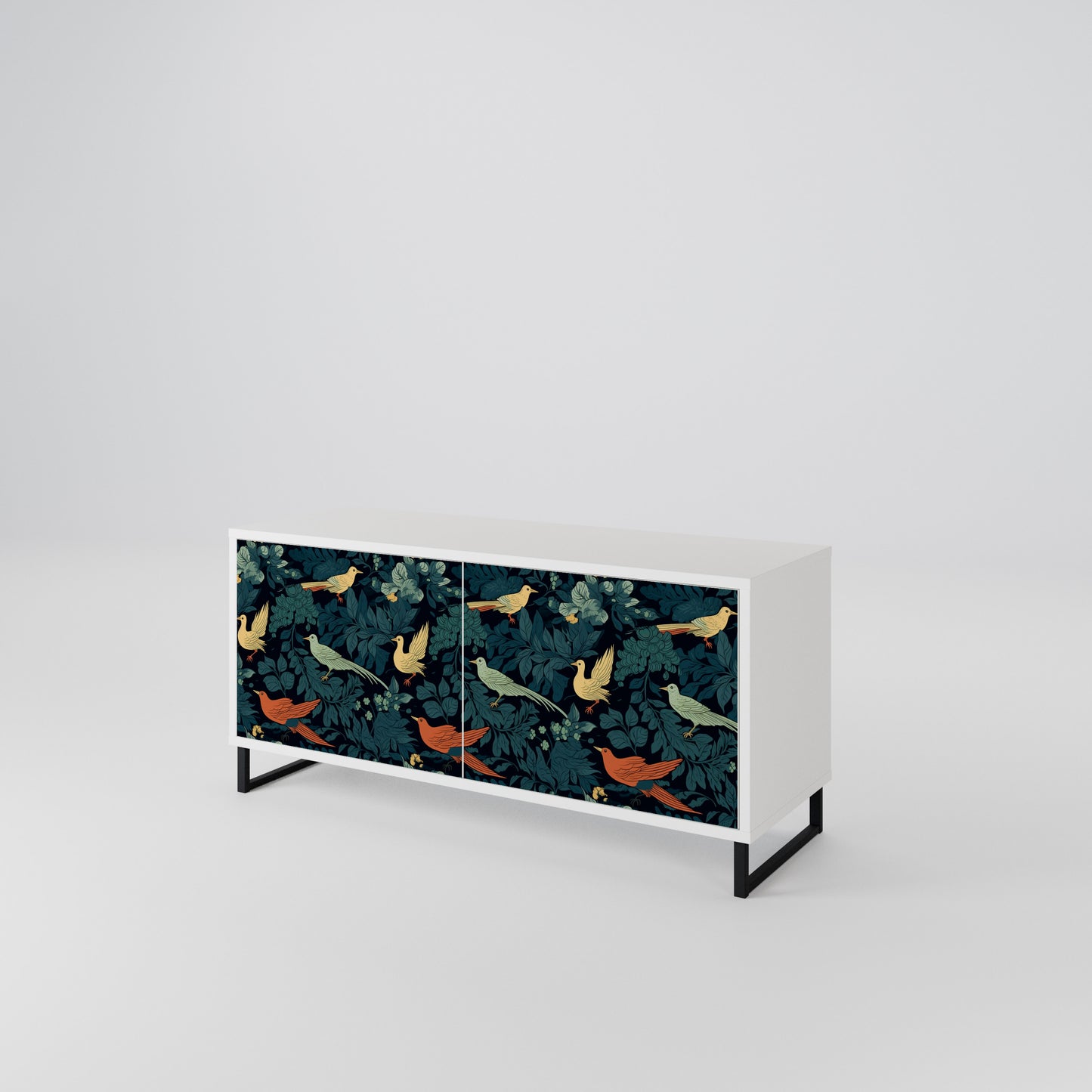 FOWL ORNAMENT Mobile TV Compatto a 2 Ante