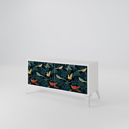 FOWL ORNAMENT Mobile TV Compatto a 2 Ante