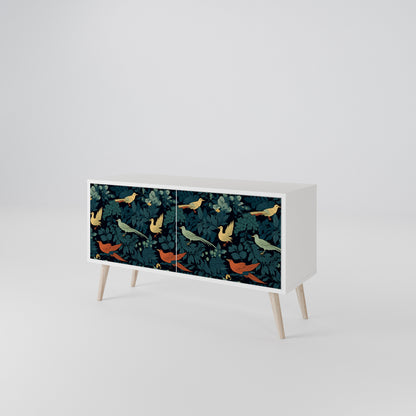 FOWL ORNAMENT Mobile TV Compatto a 2 Ante