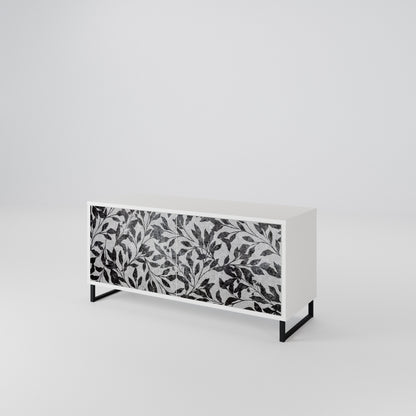 CHARCOAL SPROUT Mobile TV Compatto a 2 Ante