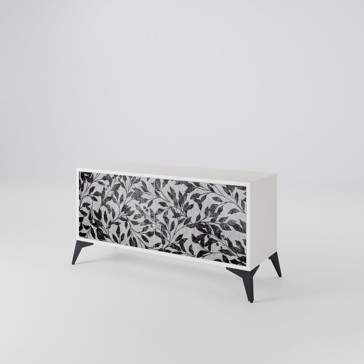 CHARCOAL SPROUT Mobile TV Compatto a 2 Ante