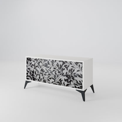 CHARCOAL SPROUT Mobile TV Compatto a 2 Ante