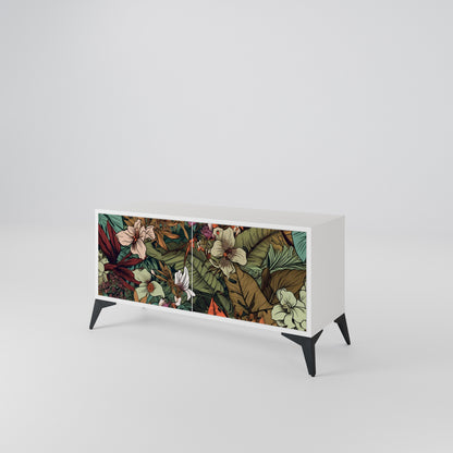 BOTANICAL EMERGENCE Mobile TV Compatto a 2 Ante