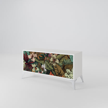 BOTANICAL EMERGENCE Mobile TV Compatto a 2 Ante