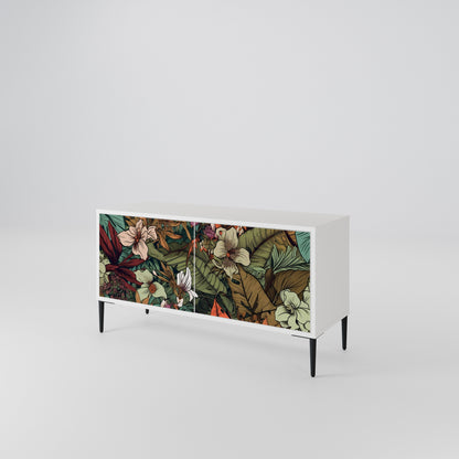 BOTANICAL EMERGENCE Mobile TV Compatto a 2 Ante