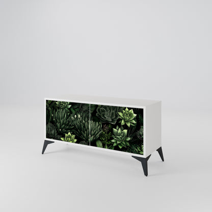 SUCCULENT JUNGLE Mobile TV Compatto a 2 Ante