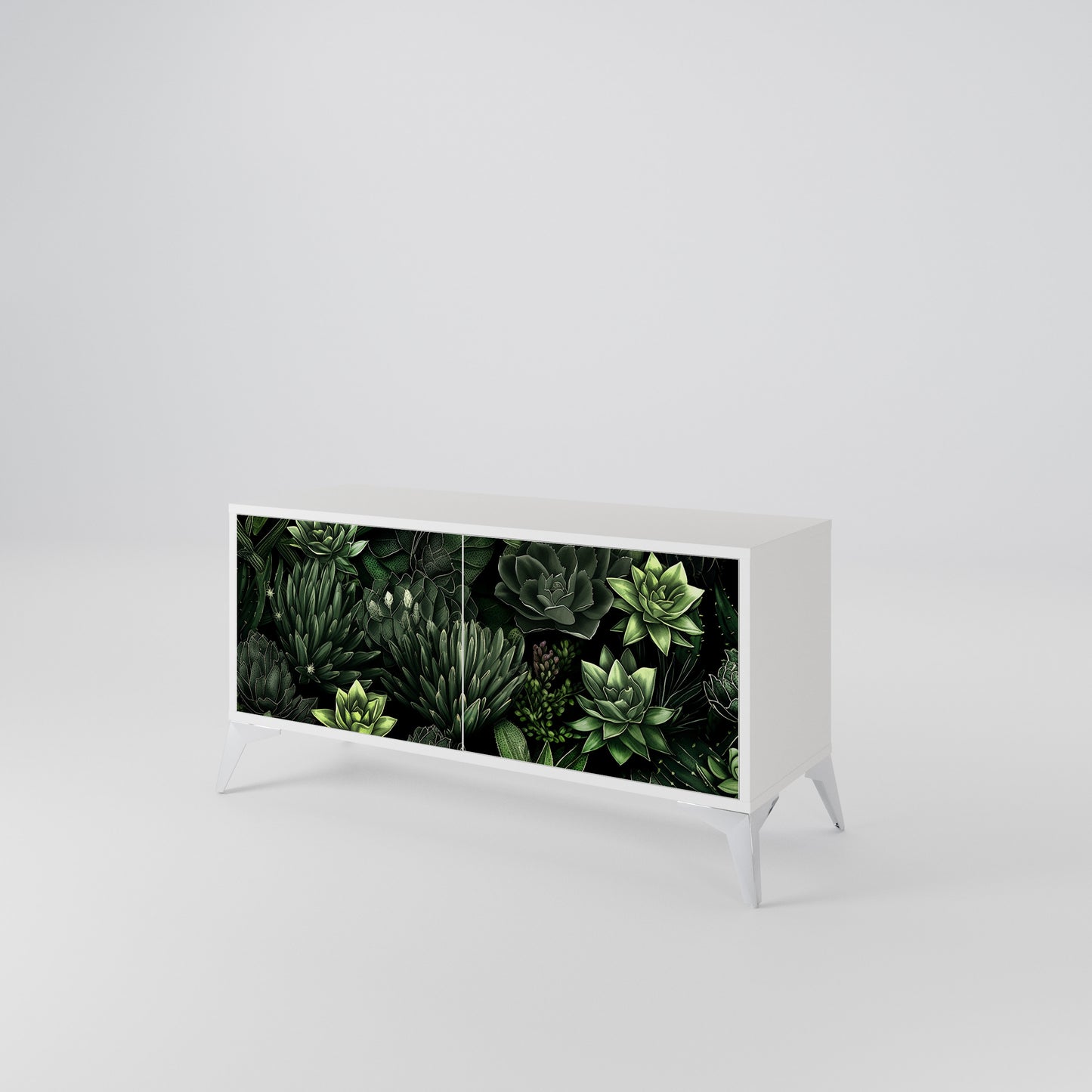 SUCCULENT JUNGLE Mobile TV Compatto a 2 Ante