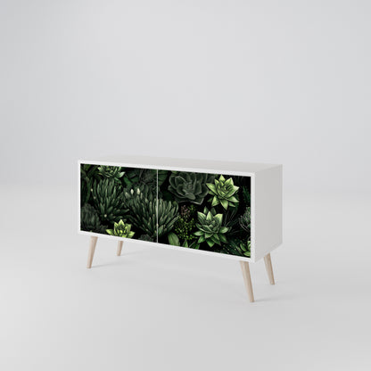 SUCCULENT JUNGLE Mobile TV Compatto a 2 Ante