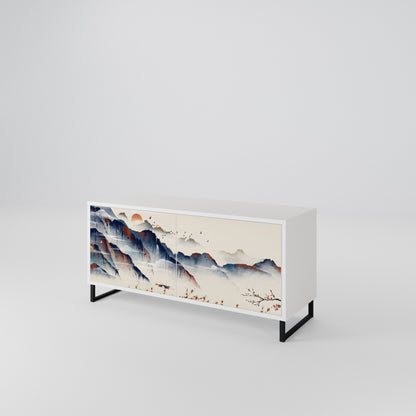 JAPANESE LANDSCAPE Mobile TV Compatto a 2 Ante